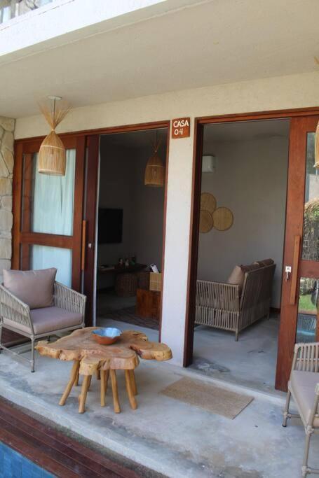 Casa De Luxo Na Praia Do Patacho - Cond. Azulu, Casa 04 Villa Porto de Pedras Exterior photo